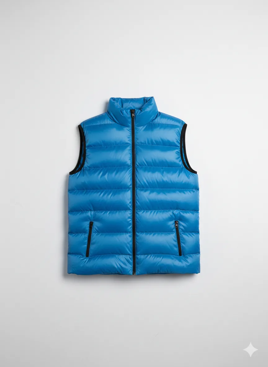Sax Mavi Yelek Regular Fit Kalıp
